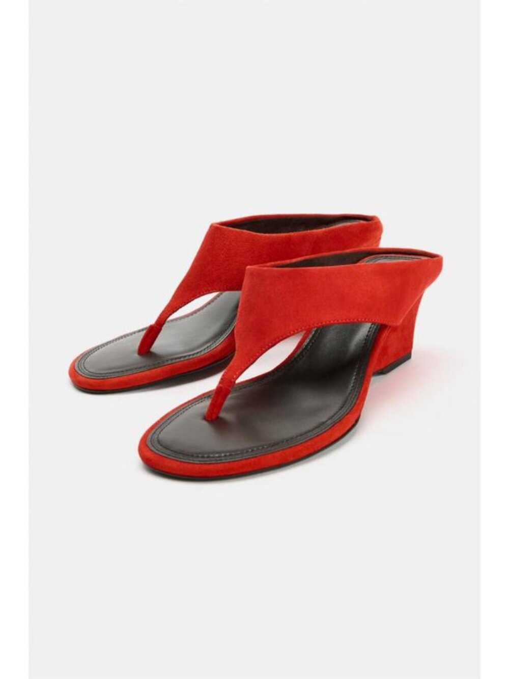 ZARA LEATHER WEDGE SANDALS 1323/810/600